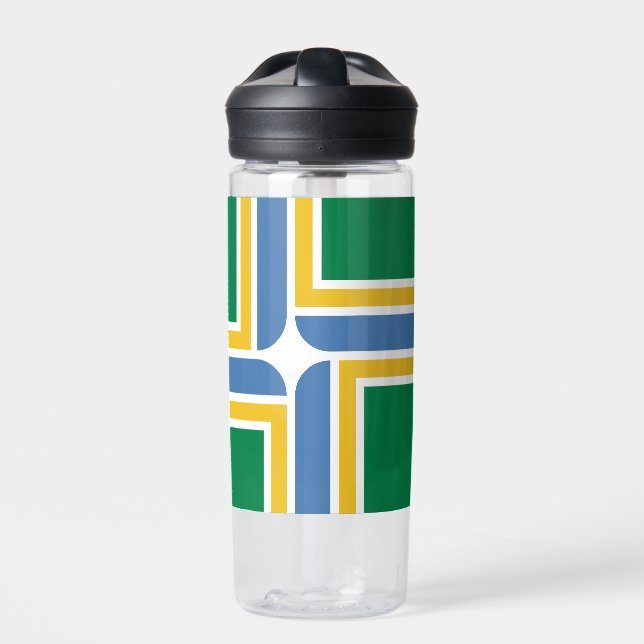Flag of Portland, Oregon Water Bottle (Front)