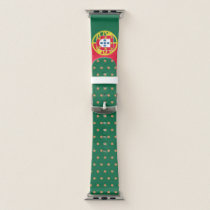 Flag of Portugal and pattern for Day of Portugal   Apple Watch Band