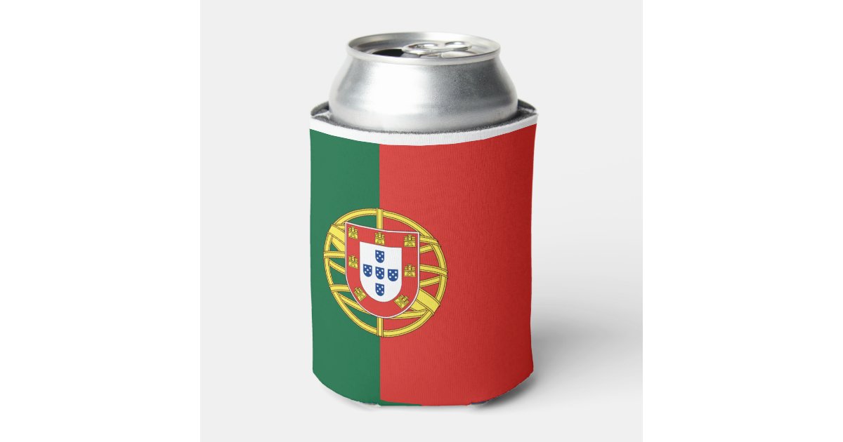Flag Of Portugal Bandeira De Portugal Can Cooler Zazzle Com
