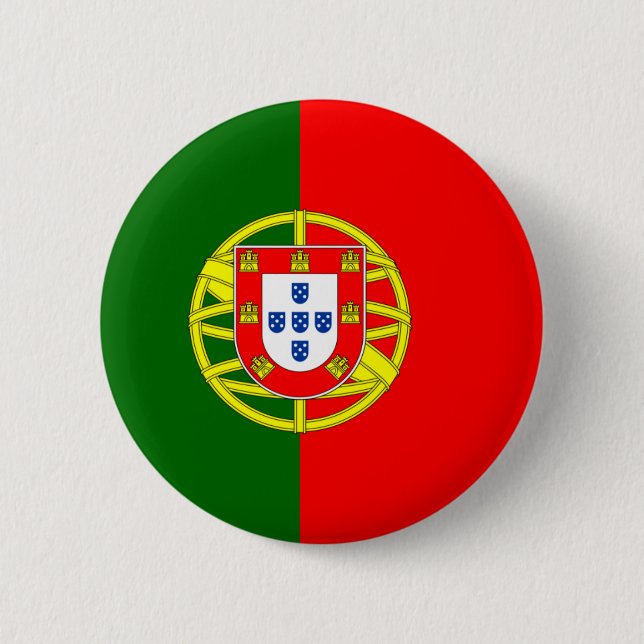 Flag of Portugal Button (Front)
