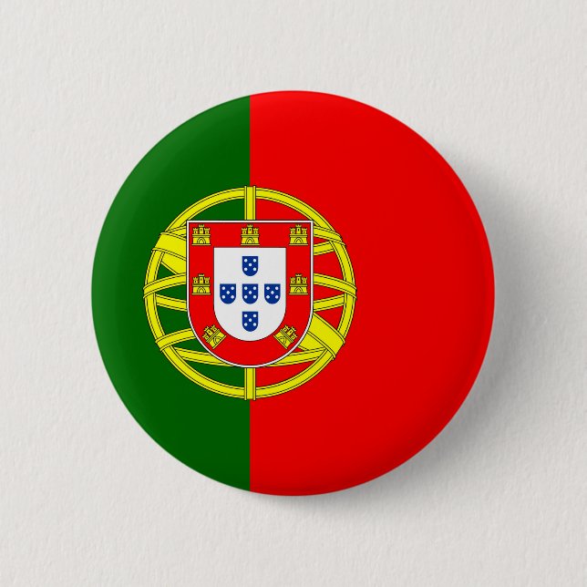Flag of Portugal Button (Front)