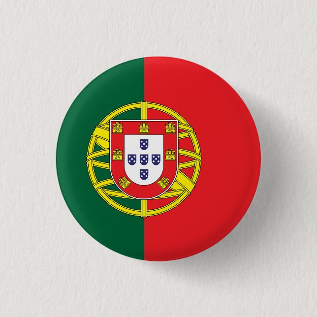 Flag of Portugal Button (Front)