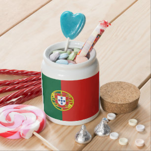 Flag of Portugal Candy Jar