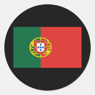 Flag of Portugal Classic Round Sticker