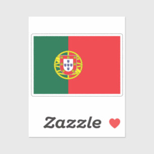 Flag of Portugal custom-cut  Sticker