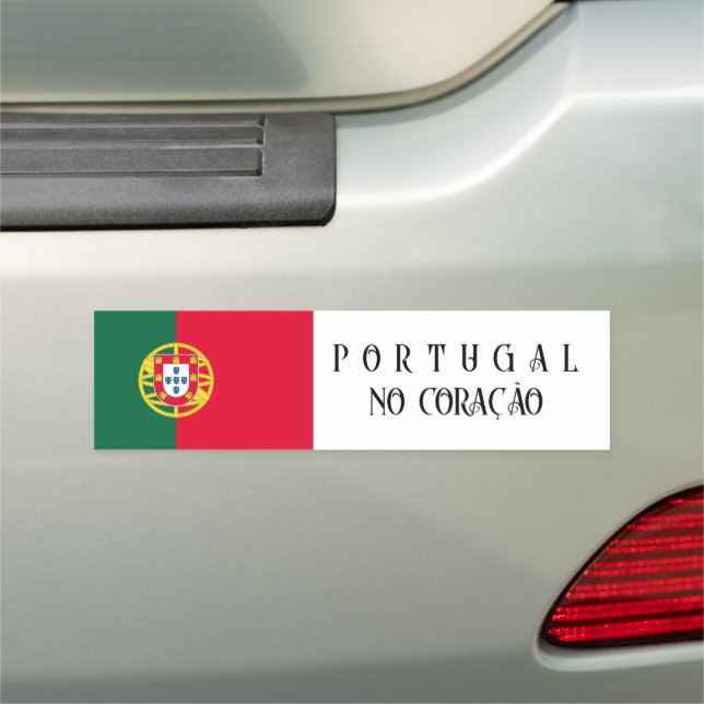 Flag of Portugal for Day of Portugal   Car Magnet (In Situ)