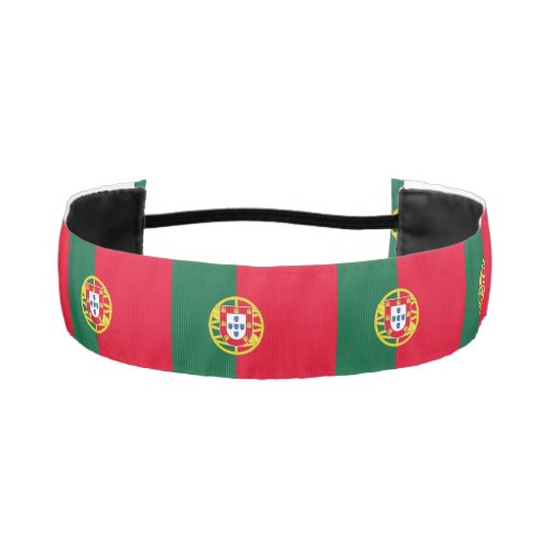 Flag of Portugal for Day of Portugal holiday Athletic Headband