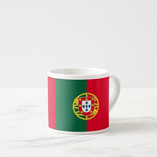Flag of Portugal for Day of Portugal holiday Espresso Cup