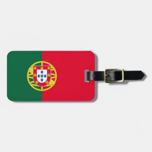Flag of Portugal for Day of Portugal holiday Luggage Tag