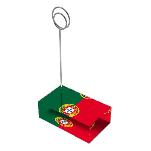 Flag of Portugal for Day of Portugal holiday Place Card Holder