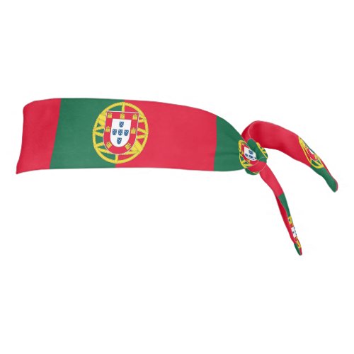Flag of Portugal for Day of Portugal holiday Tie Headband