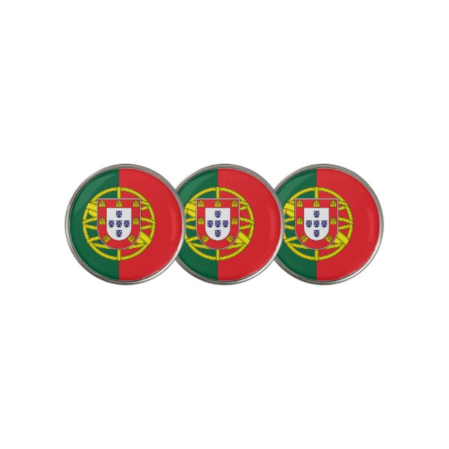 Flag of Portugal Golf Ball Marker (3 Up)