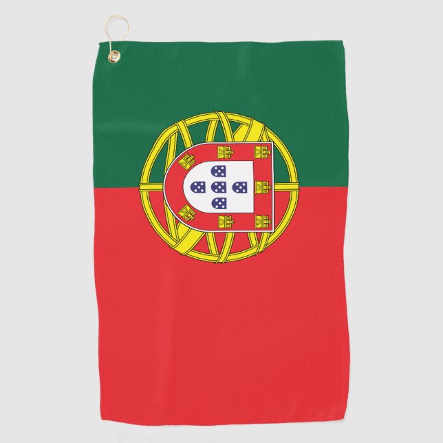 Flag of Portugal Golf Towel (Front)