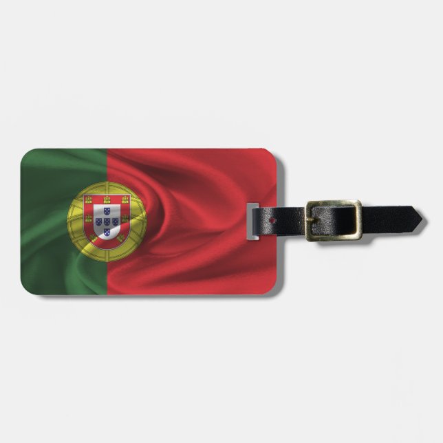 Flag Of Portugal Luggage Tag (Front Horizontal)