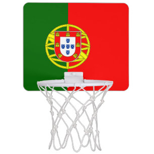 Flag of Portugal Mini Basketball Goal Hoop