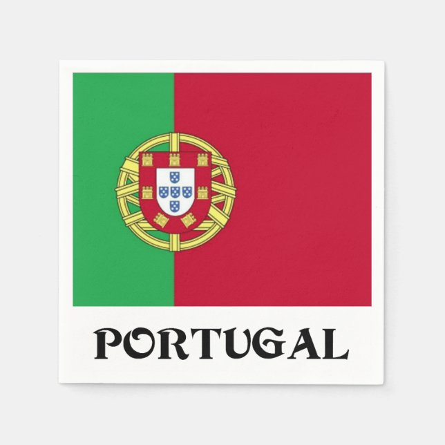 Flag of Portugal Napkins (Front)