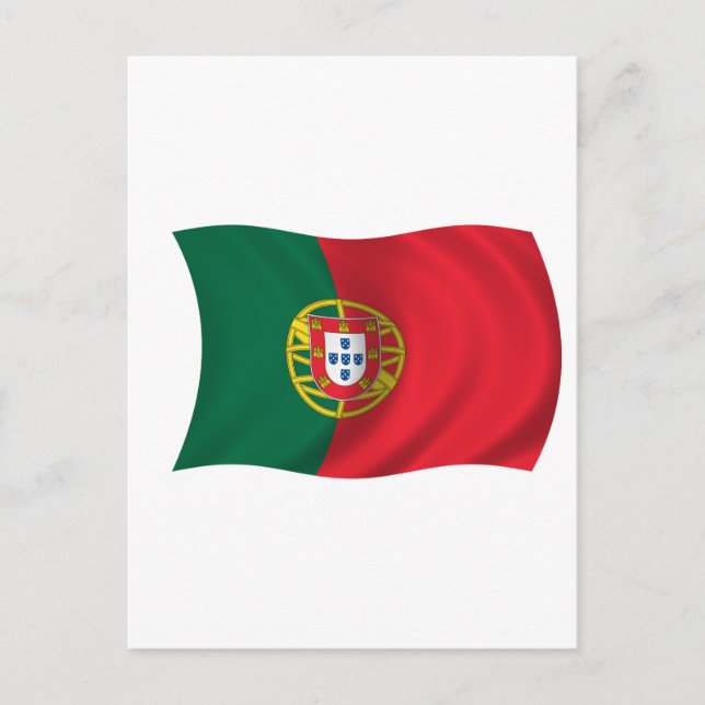 Flag of Portugal Postcard (Front)