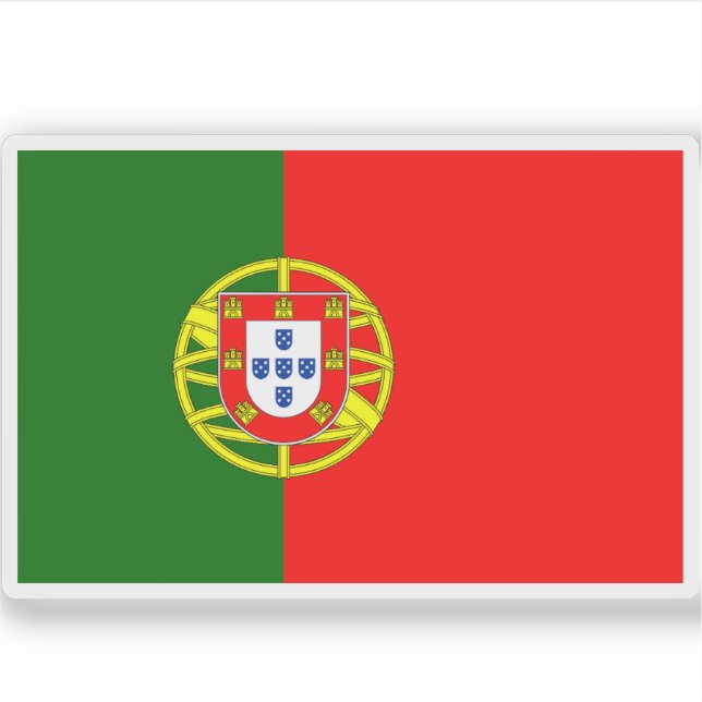 Flag of Portugal Sticker (Front)