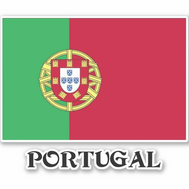 Flag of Portugal Sticker (Front)