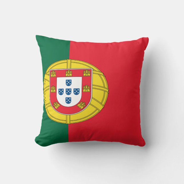 flag of portugal throw pillow (Front)