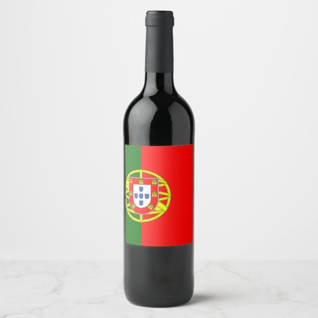 Flag of Portugal Wine Label (Front)