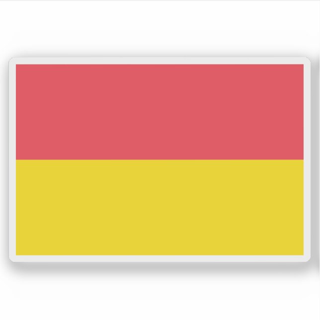 Flag of Pretoria, the Republic of South Africa Sticker (Front)