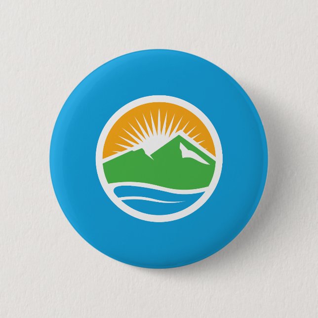 Flag of Provo, Utah Button (Front)