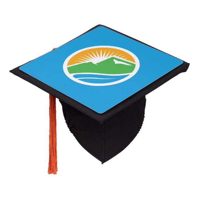 Flag of Provo, Utah Graduation Cap Topper (Angled)