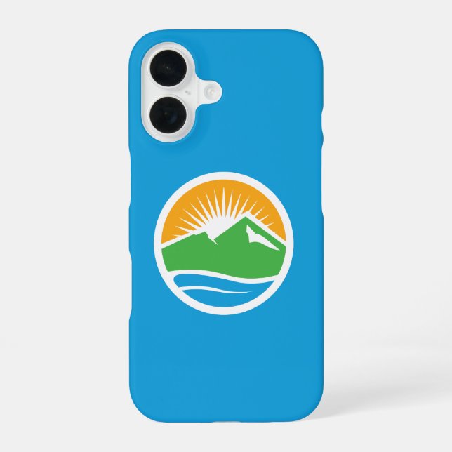 Flag of Provo, Utah Iphone Case (Back)
