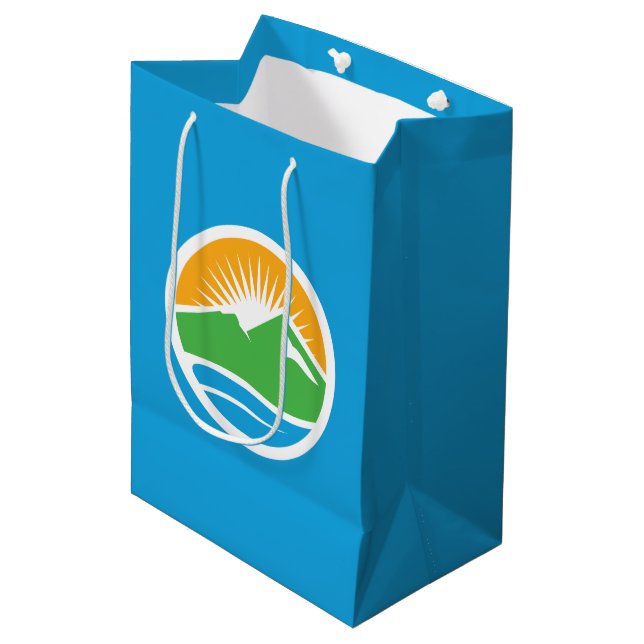 Flag of Provo, Utah Medium Gift Bag (Front Angled)