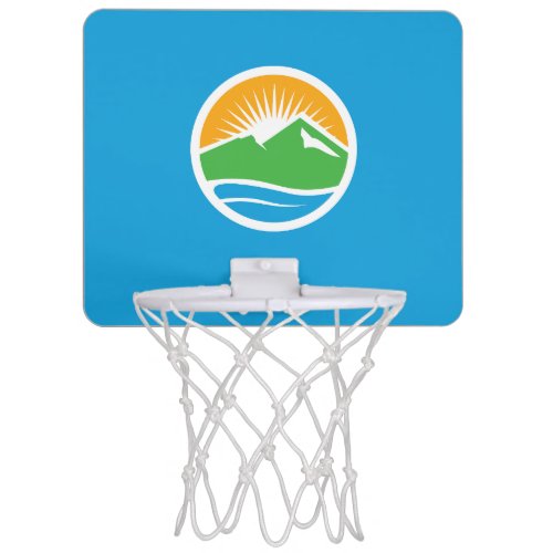 Flag of Provo Utah Mini Basketball Hoop