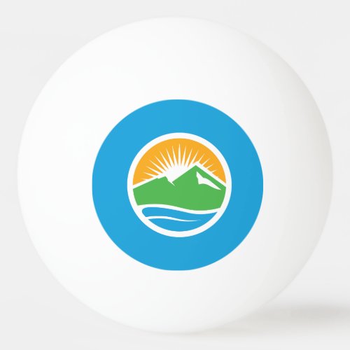 Flag of Provo Utah Ping Pong Ball