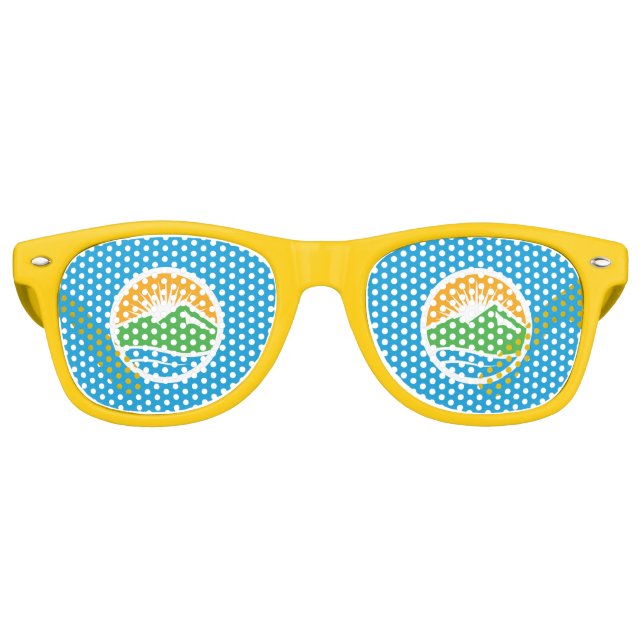 Flag of Provo, Utah Retro Sunglasses (Front)