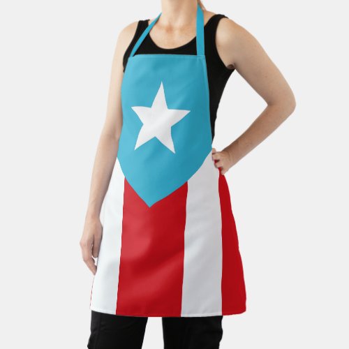 Flag of Puerto Rico 1892 Apron