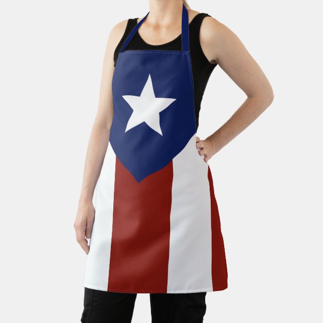 Flag of Puerto Rico Apron (Insitu)