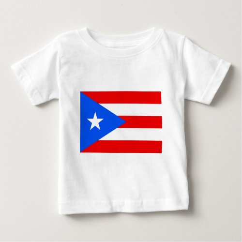 Flag of Puerto Rico Baby T_Shirt