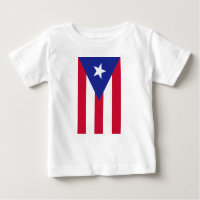 Flag of Puerto Rico - Bandera de Puerto Rico Baby T-Shirt