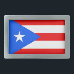 Flag of Puerto Rico Belt Buckle<br><div class="desc">Flag of Puerto Rico Belt Buckle</div>