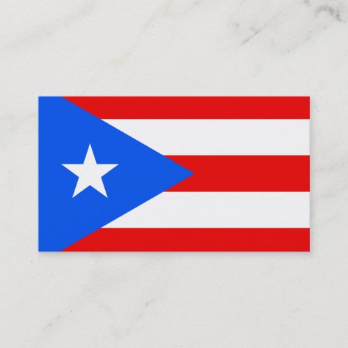 Flag of Puerto Rico Business Cards