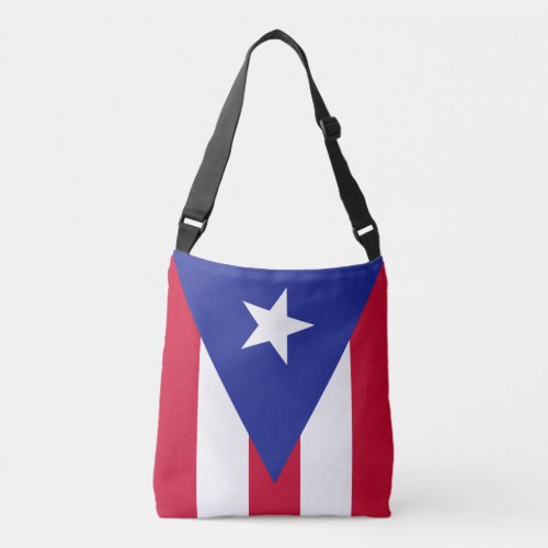 Flag of Puerto Rico Crossbody Bag