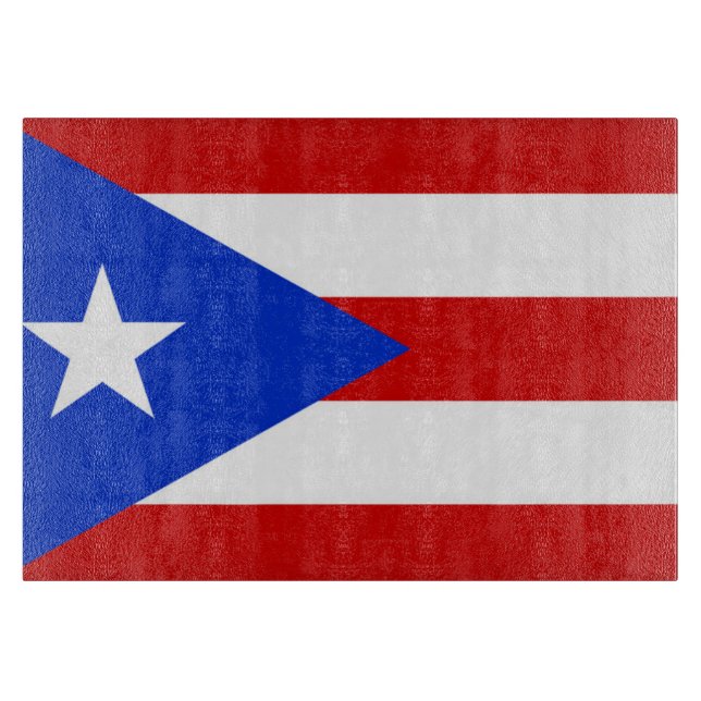 Flag of Puerto Rico Cutting Board (Front)