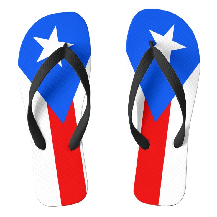 Flag Of Puerto Rico Flips Flops Flip Flops Zazzle