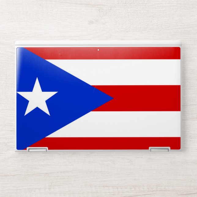 Flag of Puerto Rico HP Laptop Skin (Front)