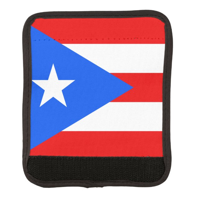Flag of Puerto Rico Luggage Handle Wrap (Front)