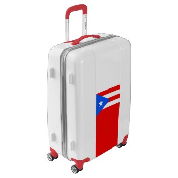 Flag Of Puerto Rico Luggage (medium) by Flagosity at Zazzle