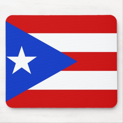 Flag of Puerto Rico Mouse Pad