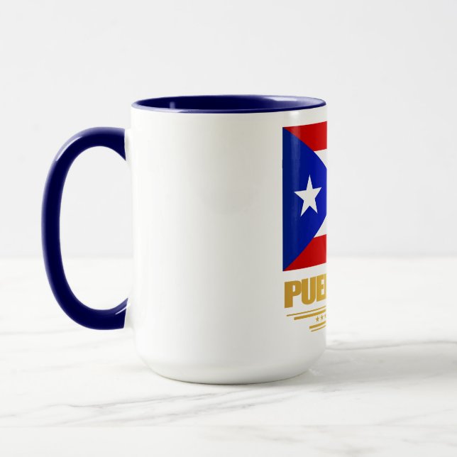 Flag of Puerto Rico Mug (Left)