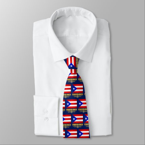 Flag of Puerto Rico Neck Tie