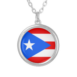 Flag of Puerto Rico Necklace