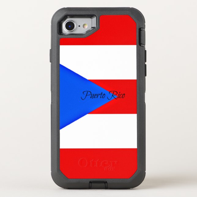 Flag of Puerto Rico Otterbox iPhone Case (Back)